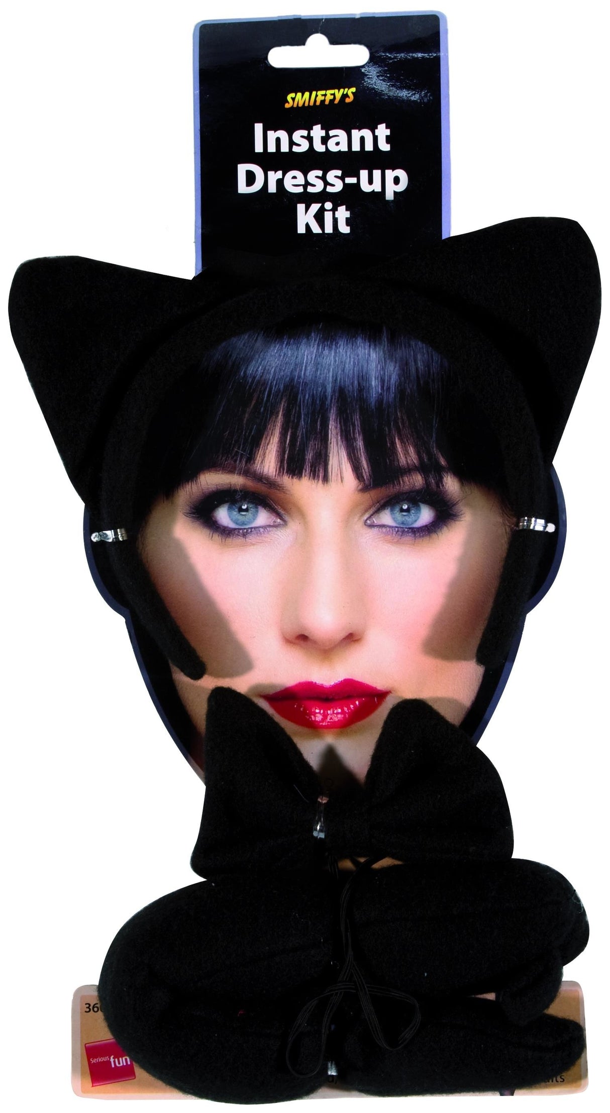 Kissa asustesetti, panta, rusetti ja häntä