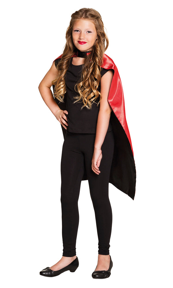 Viitta käännettävä puna-musta 90 cm, lasten