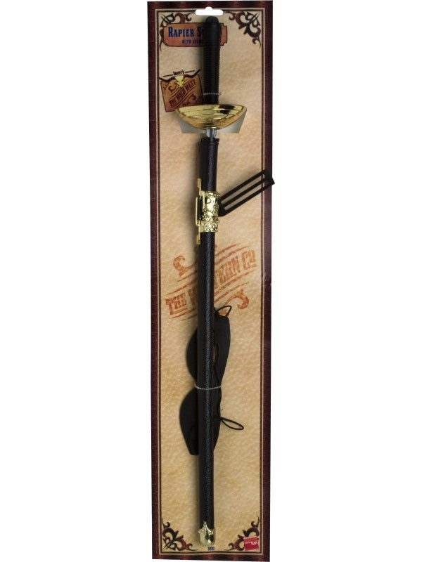 Musketöörin pistomiekka ja silmikko