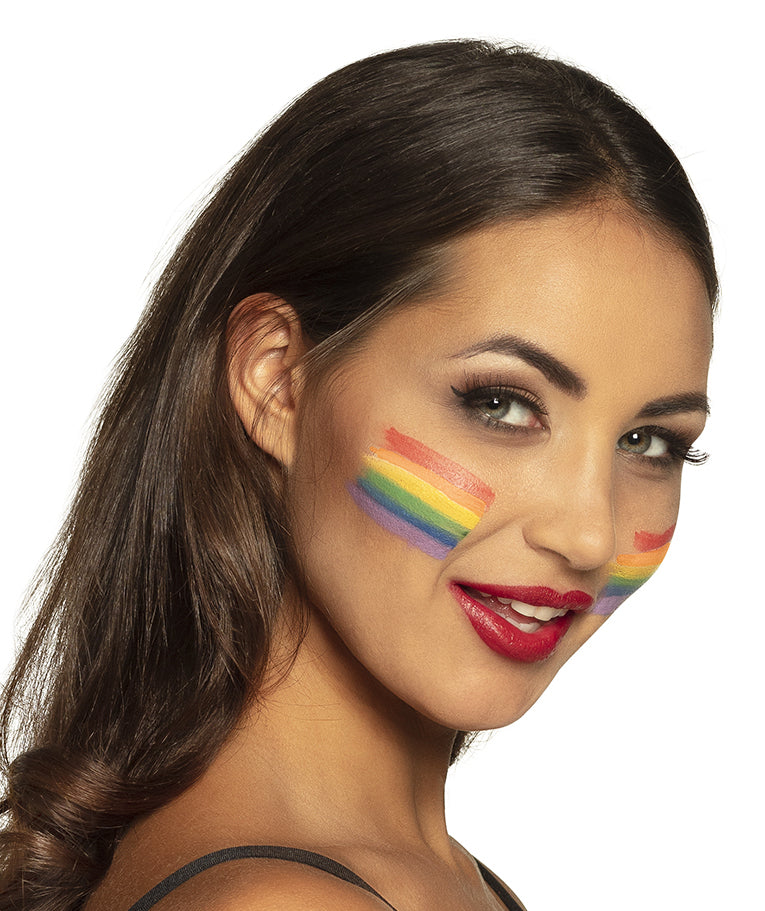 Kasvoväriliitu sateenkaari 6-in 1