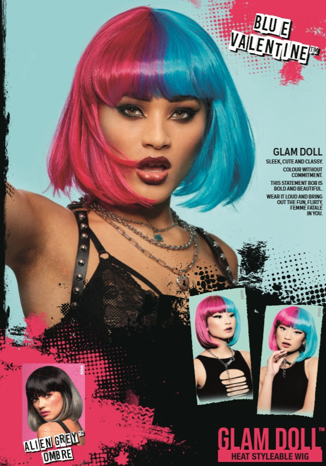 Manic Panic peruukki Blue Valentine Glam Doll Wig