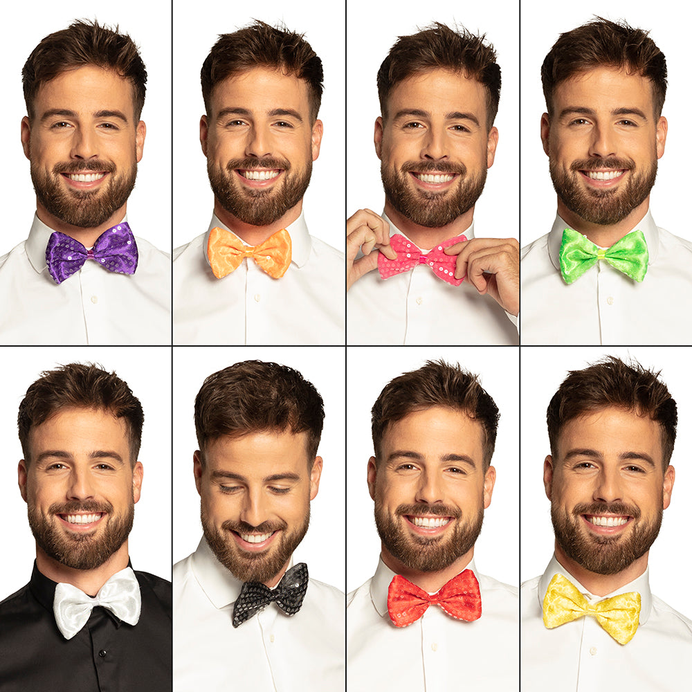 Rusetti värilajitelma 8 eri väriä, paljeteilla