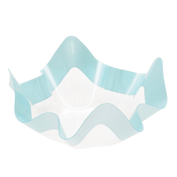 Tarjoilukulho vaaleansininen 13 cm aaltoilevilla reunuksilla