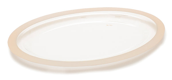 Tarjoiluvati ovaali shampanja 40 x 25 cm