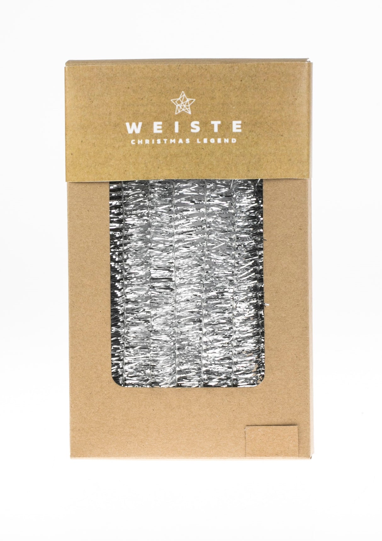 Joulukuusenköynnös eko hopeanvärinen 25 mm x 5 m