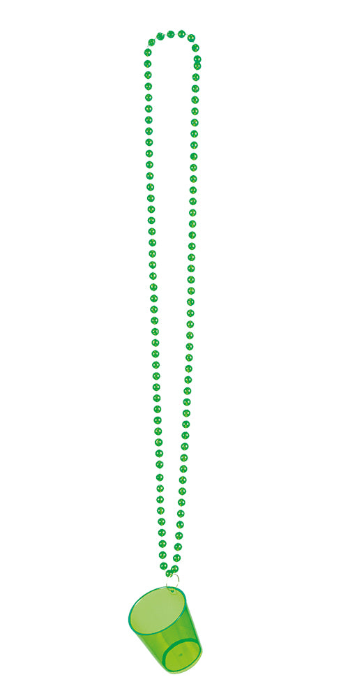 Shottilasi kaulanauhassa 1 kpl, lajitelmatuote 4 eri väriä
