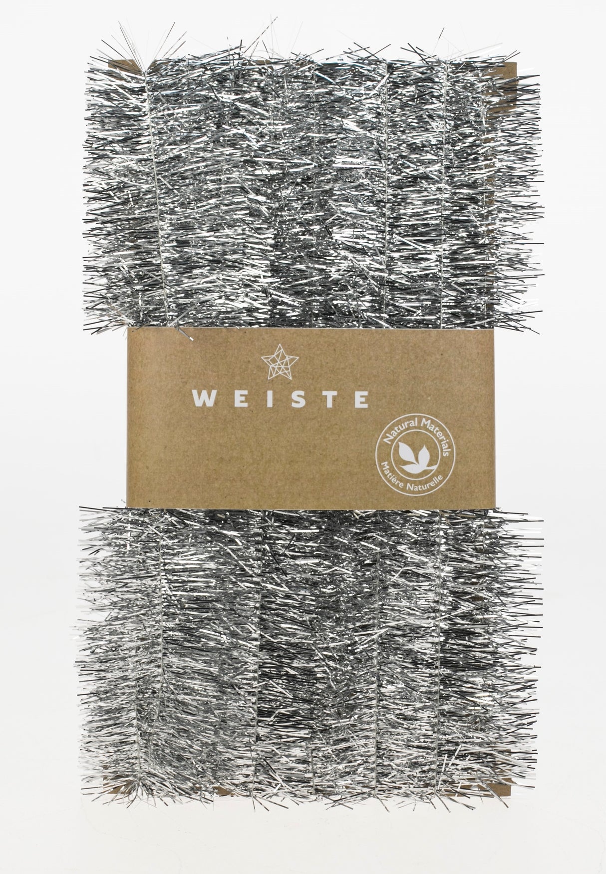 Joulukuusenköynnös eko hopeanvärinen 40 mm x 5 m