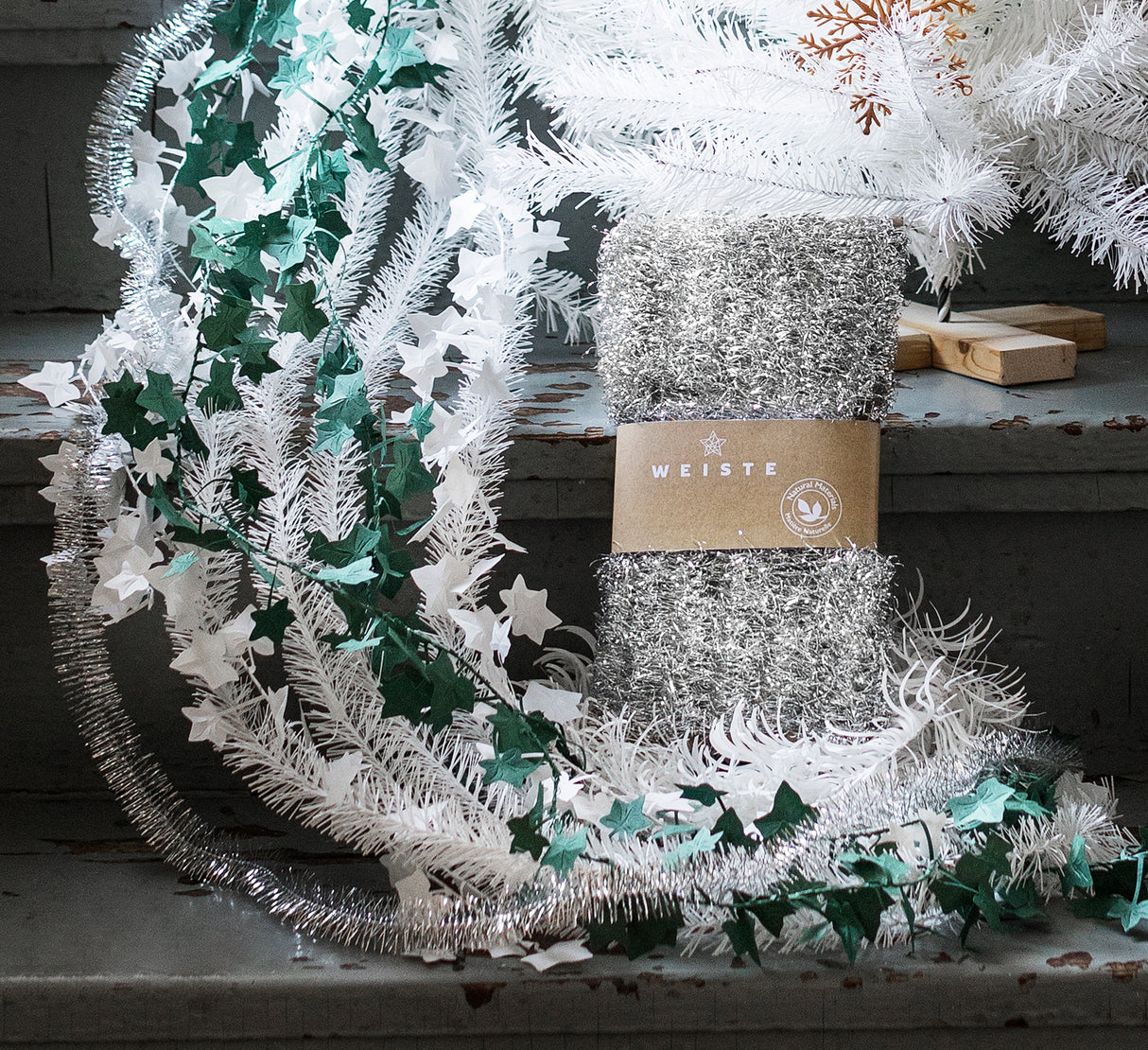 Murattiköynnös eko valkoinen paperia 80 mm x 2 m