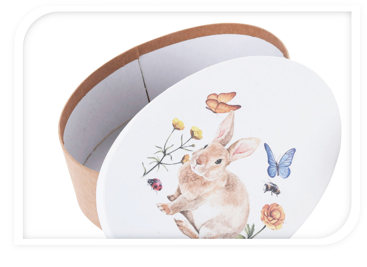 Lahjalaatikko pääsiäinen 16 x 11 cm 1 kpl/pkt (lajitelmatuote 4 erilaista)