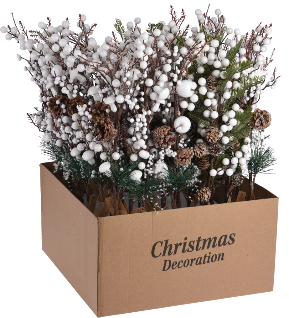 Koristeoksa joulu 1 kpl, lajitelma 4 erilaista