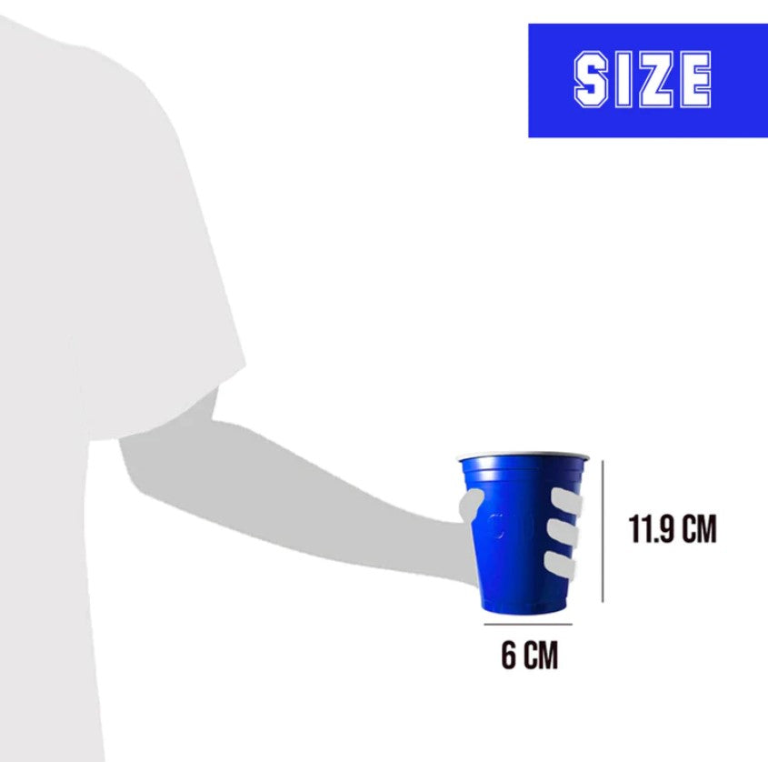 Muovimuki konepestävä sininen 530 ml 20 kpl/pkt