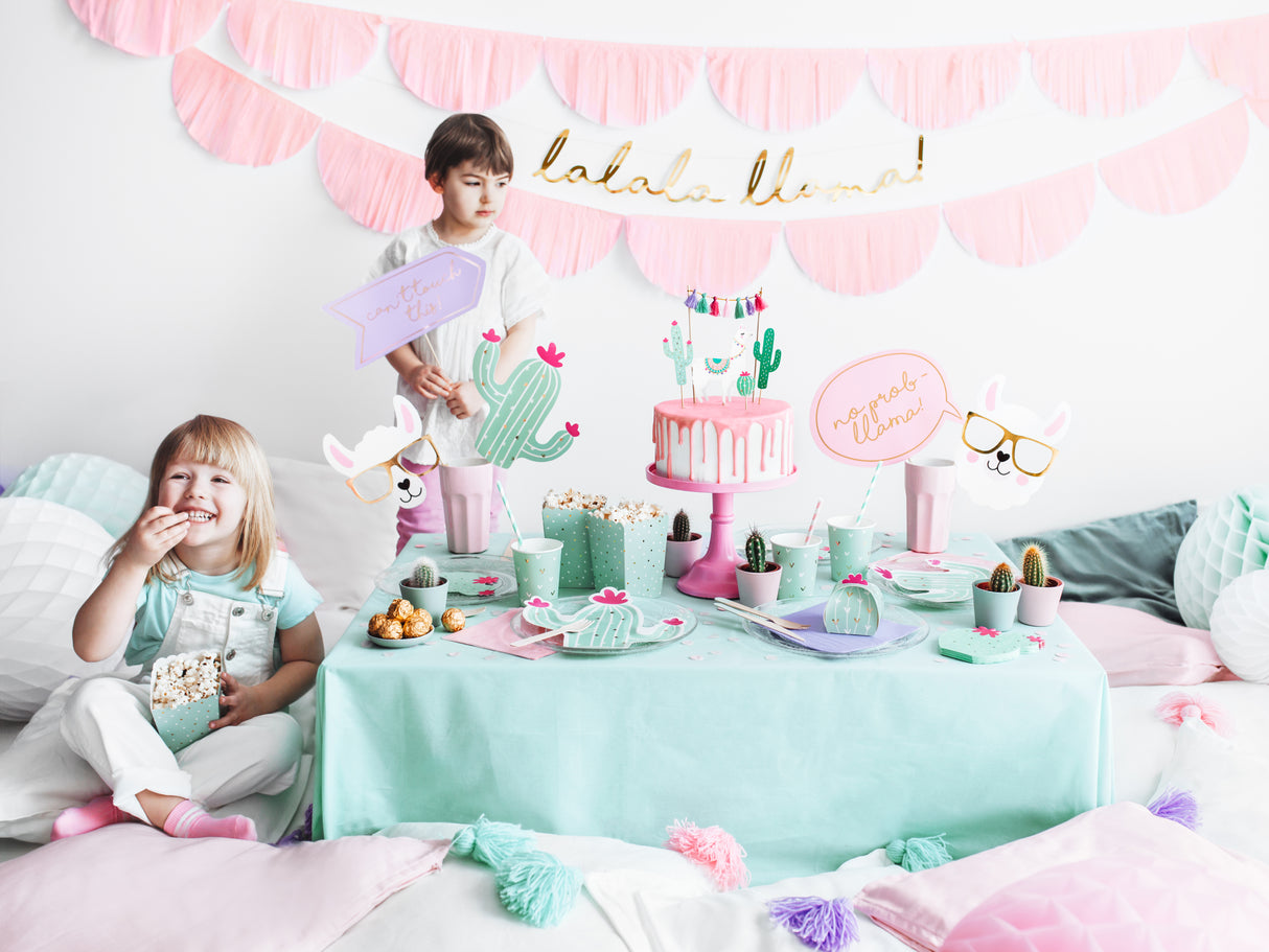 Vaaleanturkoosi herkkukippo 7 x 7 x 12.5 cm 6 kpl/pkt