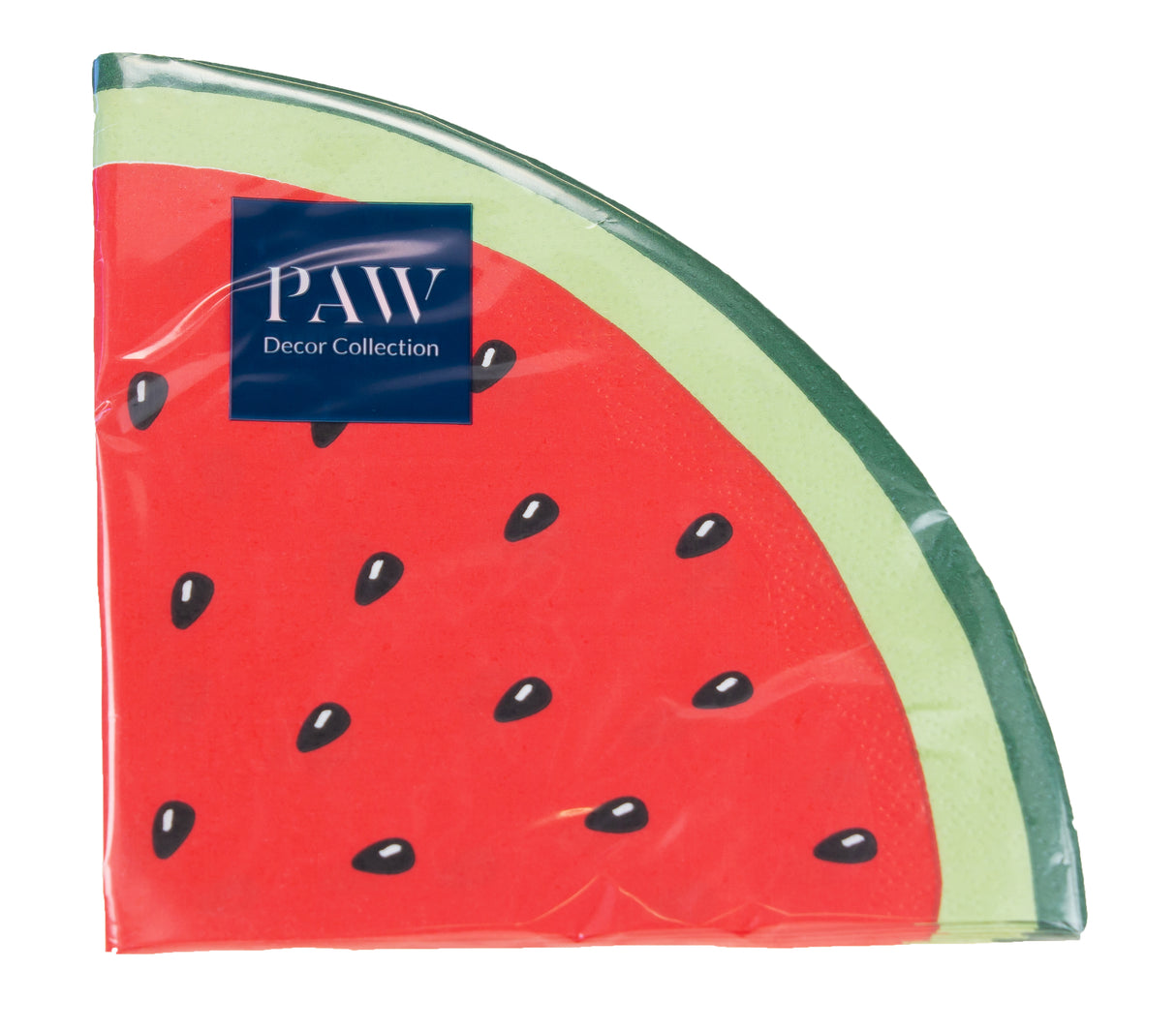 Lautasliina pyöreä 32 cm vesimeloni 12 kpl/pkt