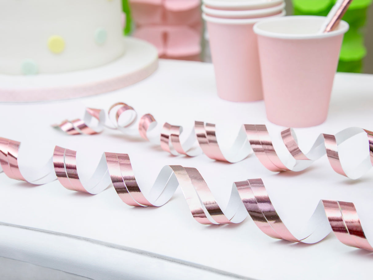 Serpentiini metallinhohto ruusukullanvärinen