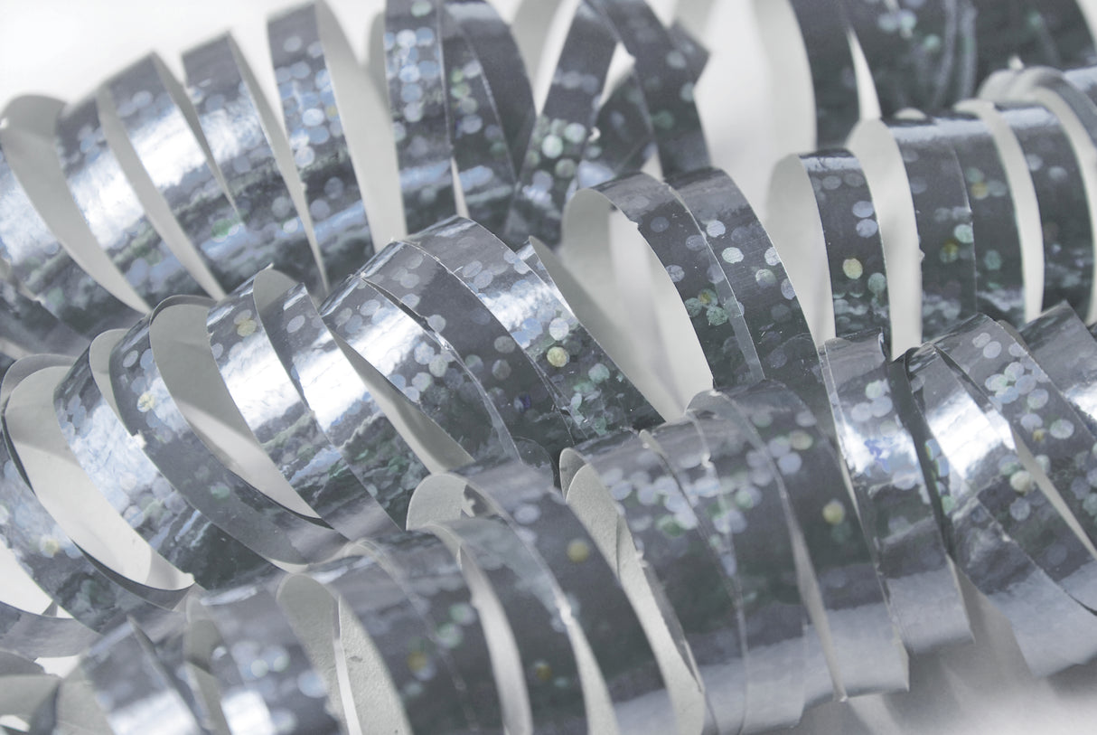 Serpentiini hologrammi hopeanvärinen