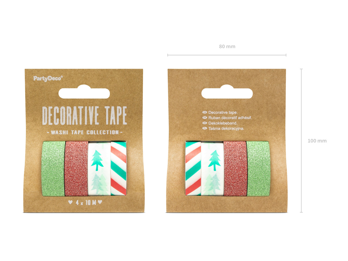 Koristeteippi joulu 4 x 10 m