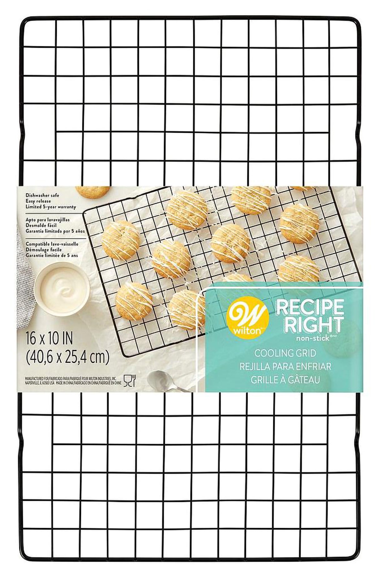 Wiltonin jäähdytysritilä, suorakaide 40 x 25cm