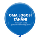 Mainosjättikumipallot 60 cm 1-väripainatuksella