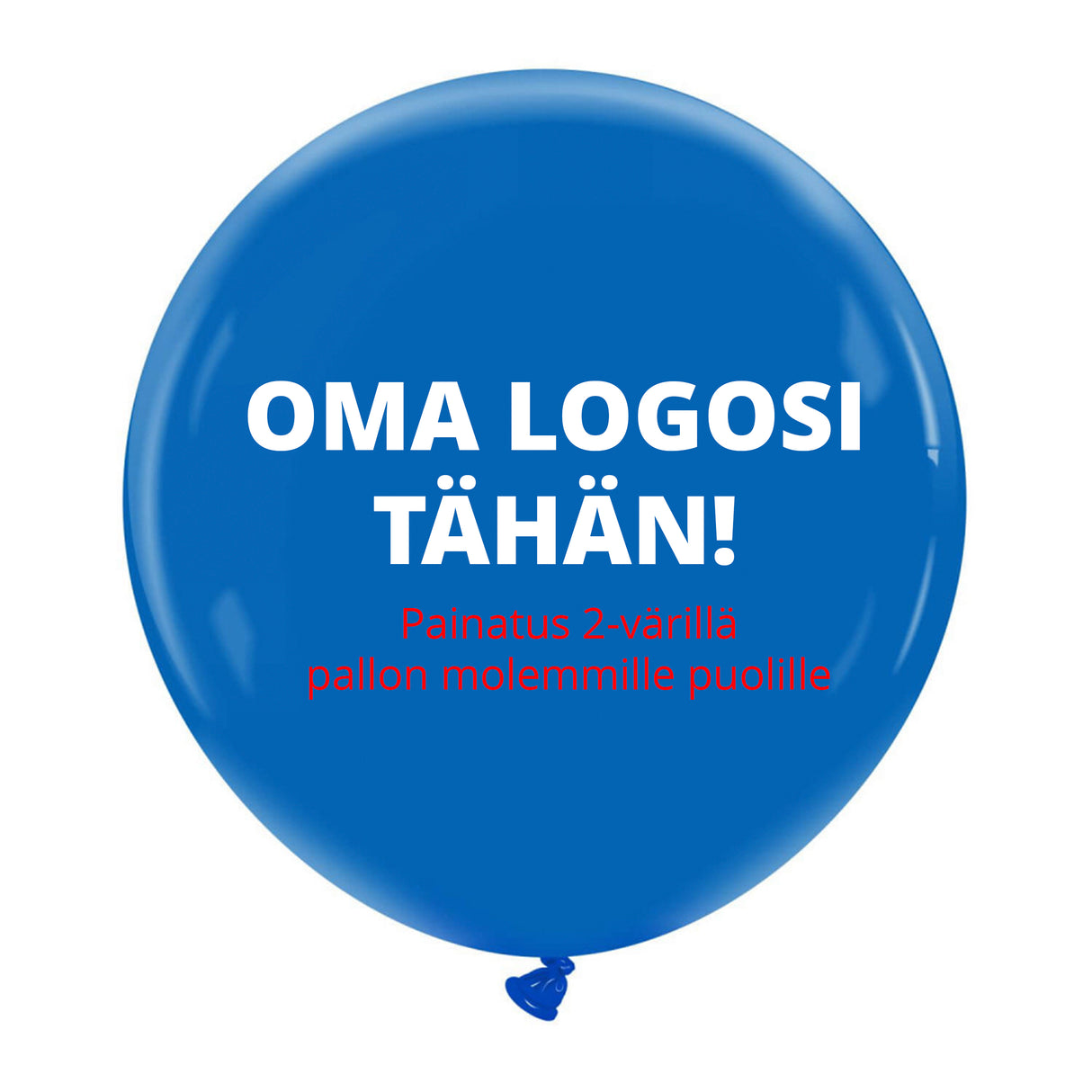 Mainosjättikumipallot 90 cm 2-väripainatuksella