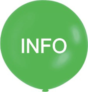 INFO-jättipallot 120 cm, vihreä