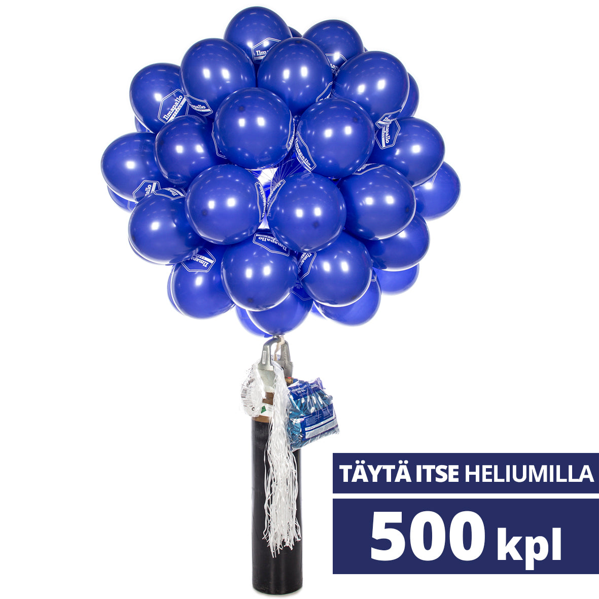500 mainospalloa heliumkaasulla, 1-väripainatus