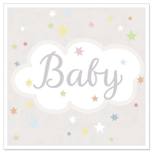 Mini onnittelukortti - Baby