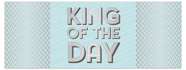Onnittelukortti 21 x 8 cm King of the day