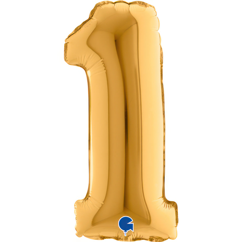 Numerofolio 1 kullanvärinen puhallettava 35 cm