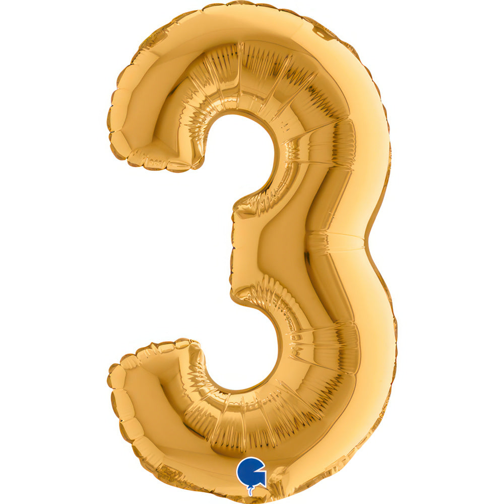 Numerofolio 3 kullanvärinen puhallettava 35 cm