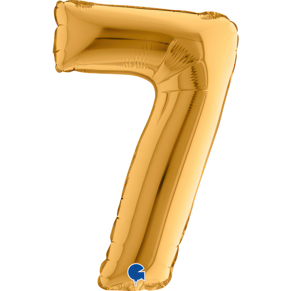 Numerofolio 7 kullanvärinen puhallettava 35 cm