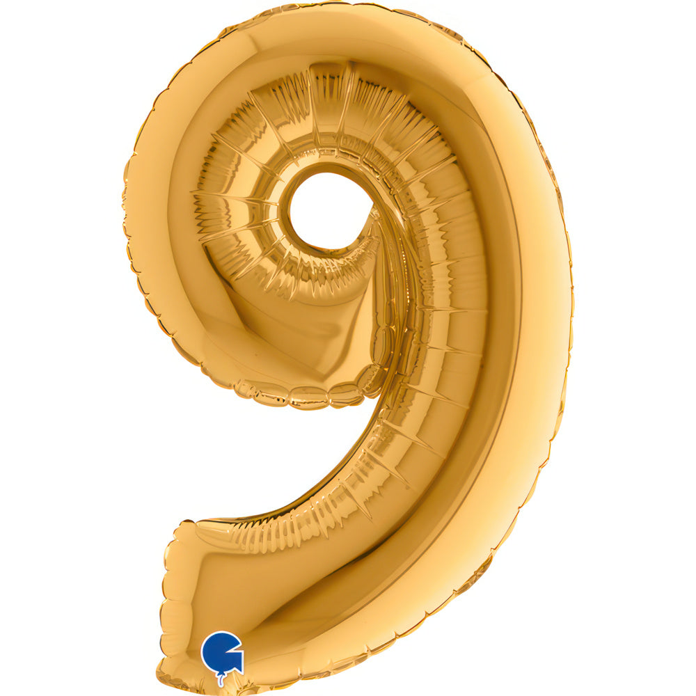 Numerofolio 9 kullanvärinen puhallettava 35 cm