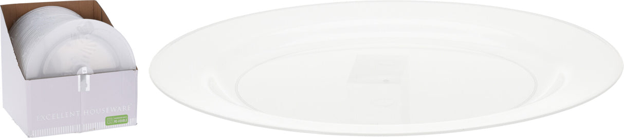 Lautanen uudelleenkäytettävä 23 cm 4 kpl/pkt