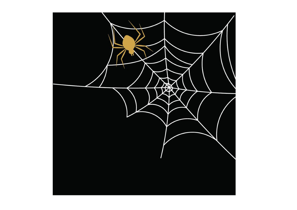 Halloween hämähäkki suuri lautasliina 20 kpl/pkt