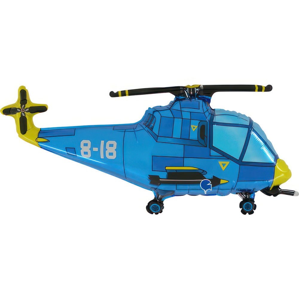 Helikopteri sininen muotofolio