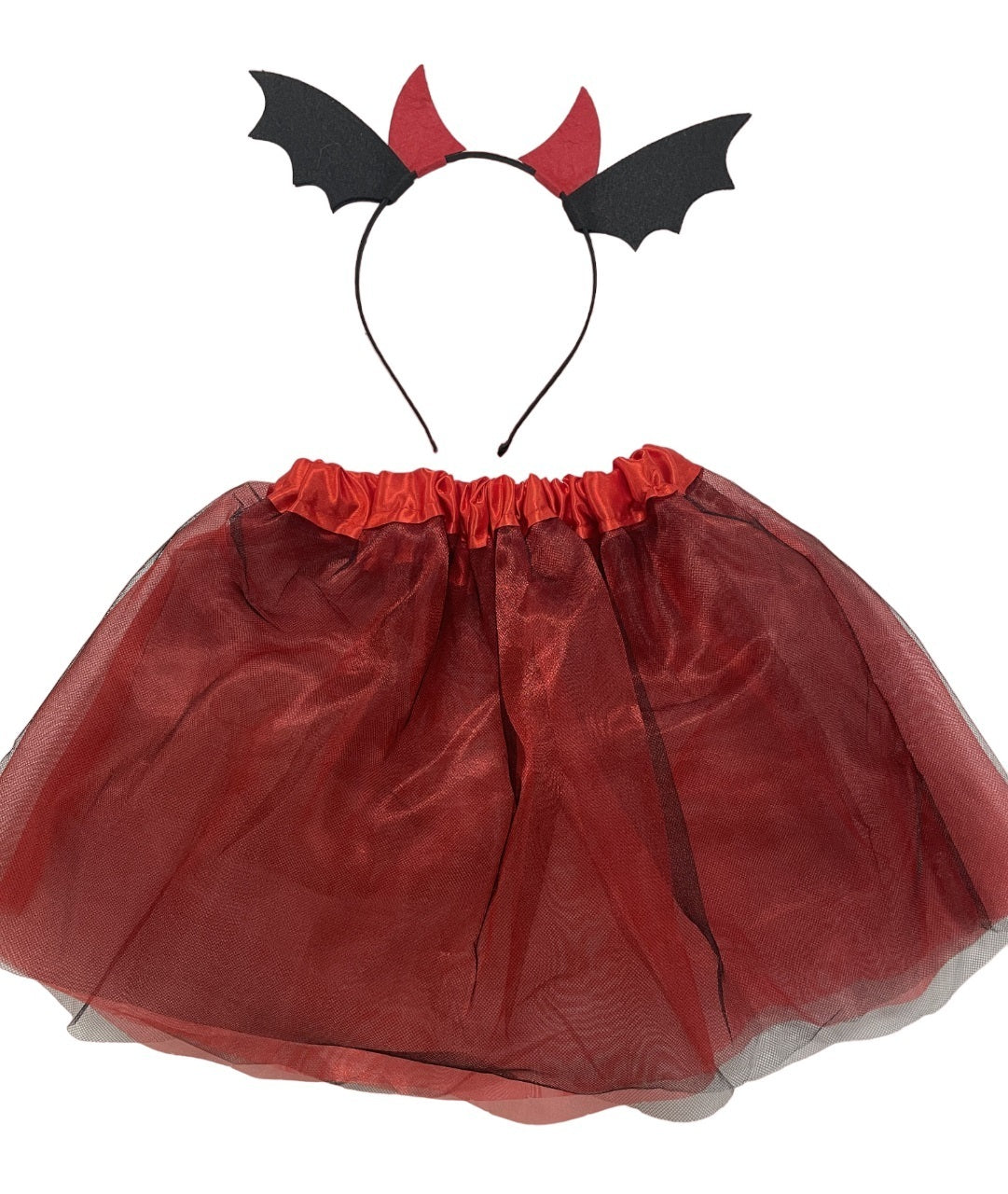 Lepakko lasten asusetti; panta ja hame