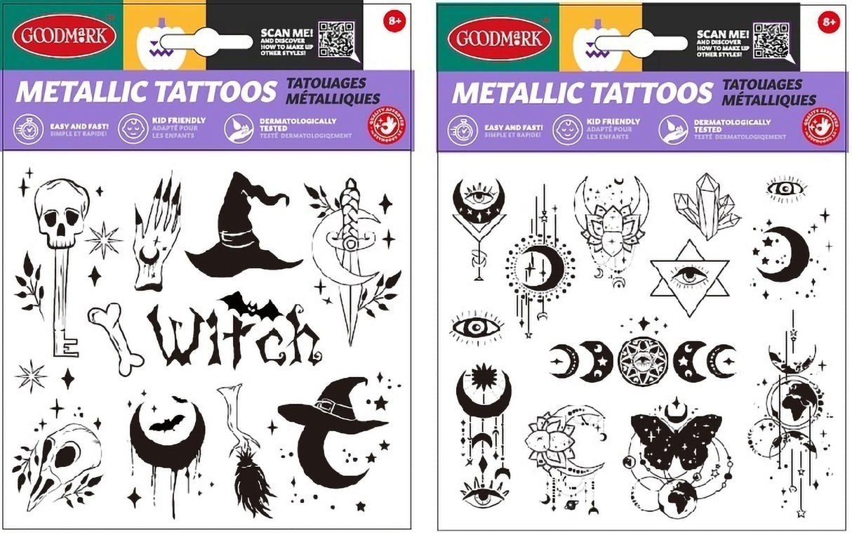 Siirtokuvat metalliset lajitelmatuote, 2 erilaista