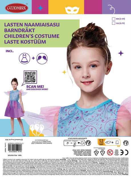 Keijuasu lasten  116 cm