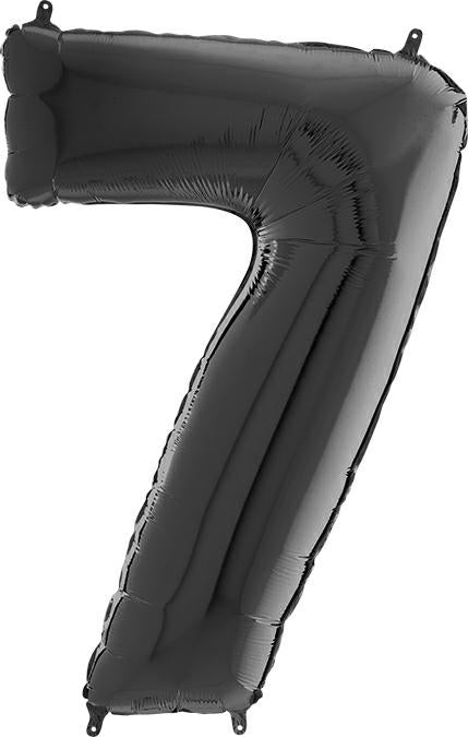 Numerofolio 7 musta 70 cm