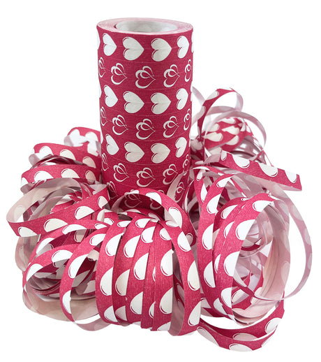 Leveä serpentiini sydämet, pitkä 1 rll