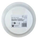 Happy Birthday pahvilautanen 23 cm persikanvärinen 8 kpl/pkt