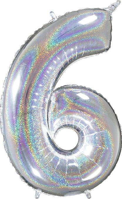 Numerofolio 6 hologrammi hopea 66 cm