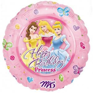 Prinsessat syntymäpäivä foliopallo