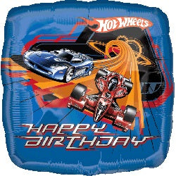 Hot Wheels synttärit foliopallo