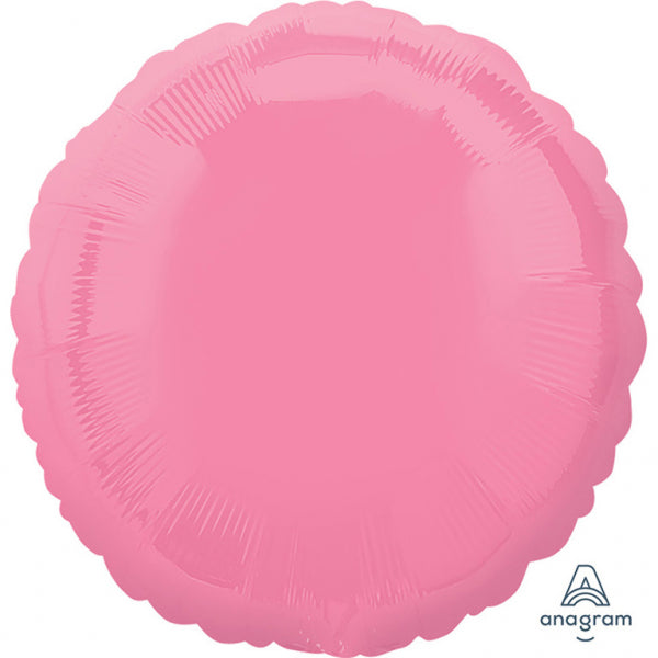 Pinkki pyöreä foliopallo