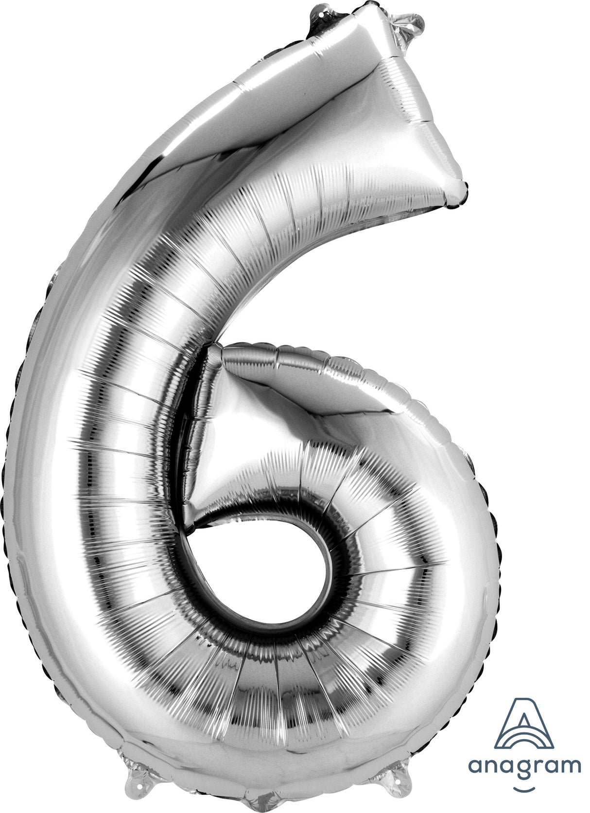 Numerofolio 6 hopeanvärinen 86 cm