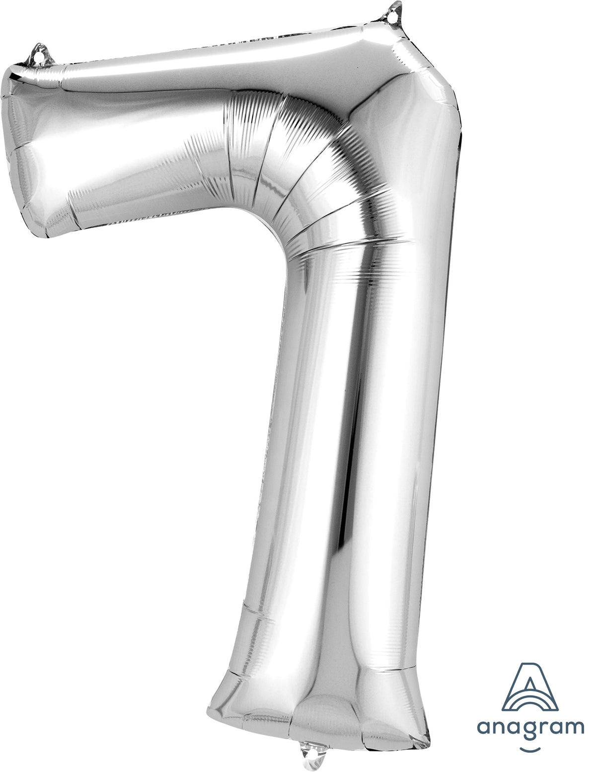 Numerofolio 7 hopeanvärinen 86 cm