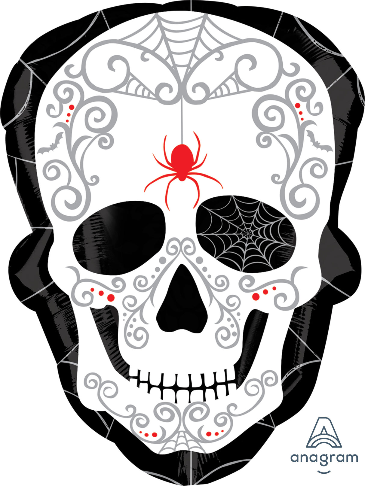 Pääkallo muotofoliopallo