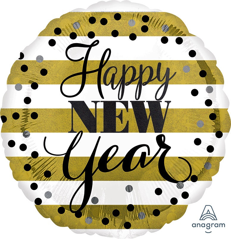 Happy New Year raidat foliopallo