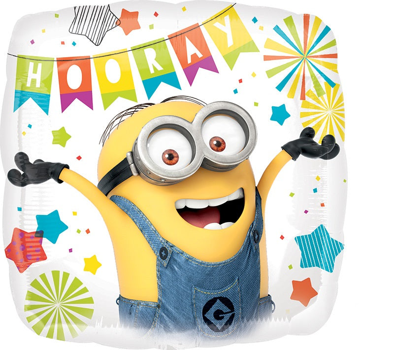 Minion kätyrit juhlii foliopallo