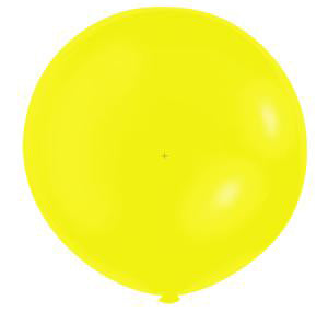 80 cm keltainen jättikumipallo